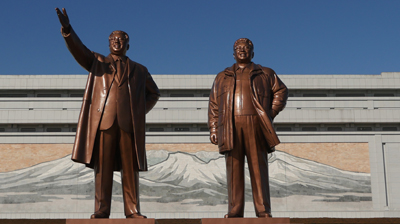 north korea statues
